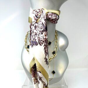 🆕💖Amythest Butterfly  Design Scarf TREND ALERT!!!!